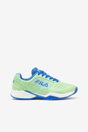 FILA Axilus 2 Energized Tennis Shoes Green / Grey / Blue / White,Womens Tennis | CA.MDFYTB142